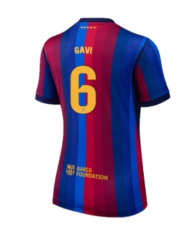 Barcelona Paez Gavi #6 Maglia Gara Casa Repliche 2026-27 Donna Maniche Corte